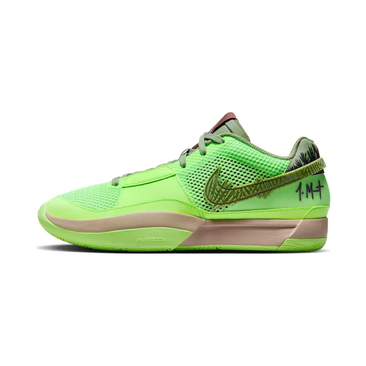 Nike Ja 1 Halloween “Lime Blast / Black / Hemp / Oil Green” (FD6565-300)