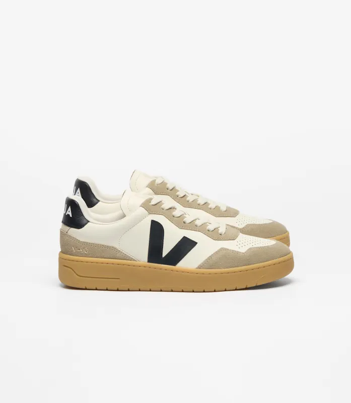 Veja Sustainable O. T. Leather Low-Top with Contrast Logo White (VD2022366)