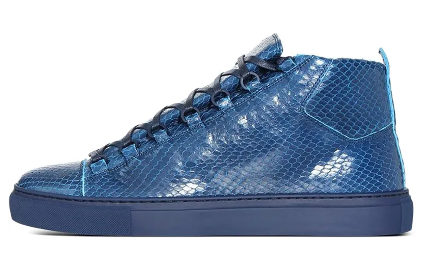 Balenciaga Arena High Top ‘Python Blue’ (483497WAZY04323)