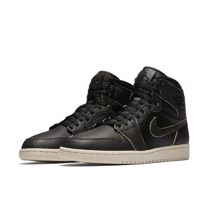 Jordan 1 Retro High Black Desert Sand Black/Black-Desert Sand (AA3993-021)