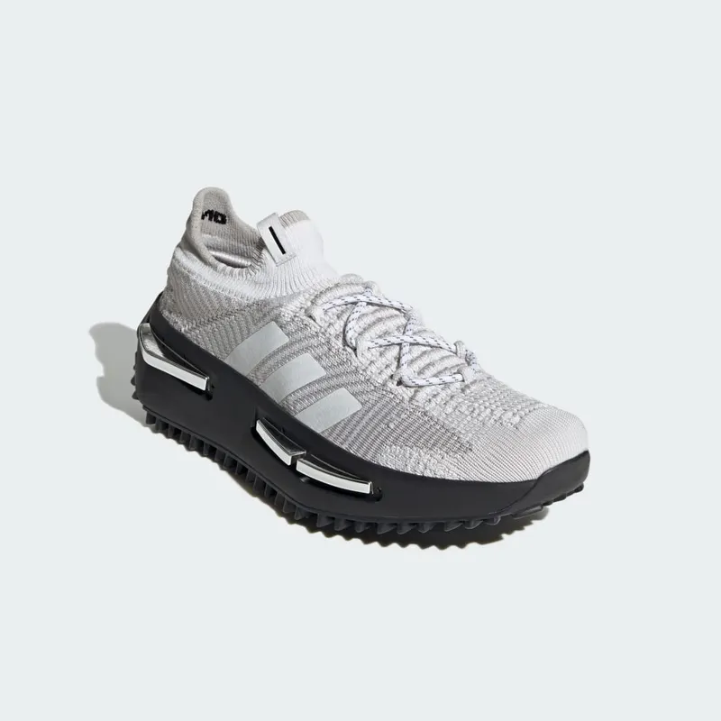 Adidas NMD_S1 Cloud White / Core Black / Silver Metallic (ID0361)