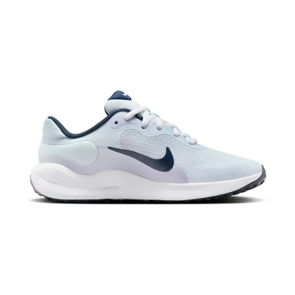 Nike Revolution 7 GS “Football Grey Midnight Navy” (FB7689-004)