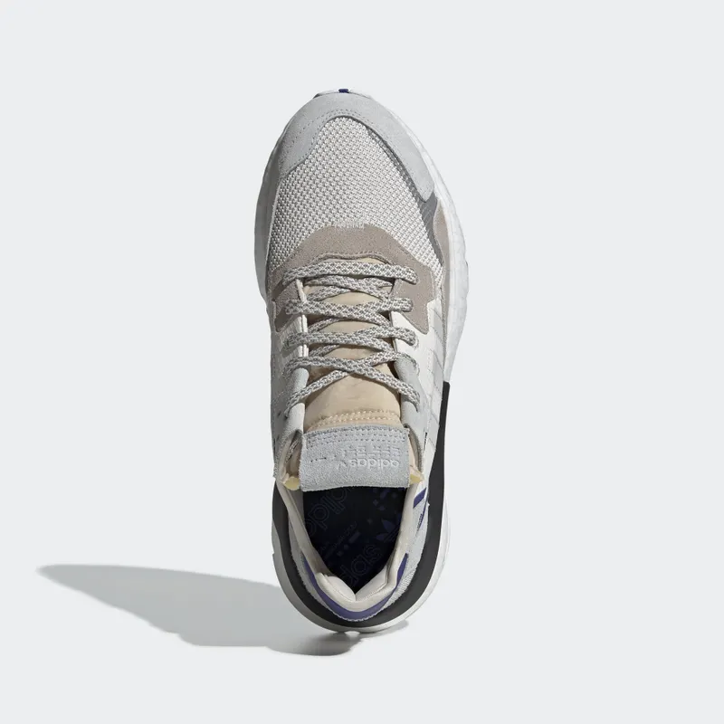 adidas Nite Jogger Grey One Active Blue Raw White/Grey One/Active Blue (F34124)