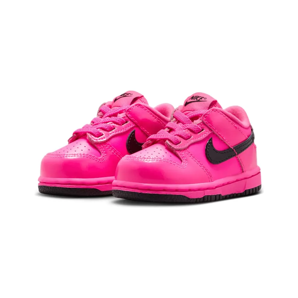Nike Dunk Low SE Pink Blast Black Patent (IV2593-600)