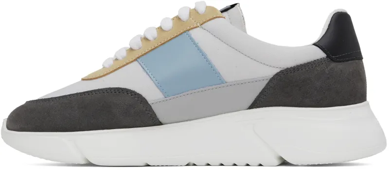 Axel Arigato Gray & Blue Genesis Vintage Sneakers (F0084083)