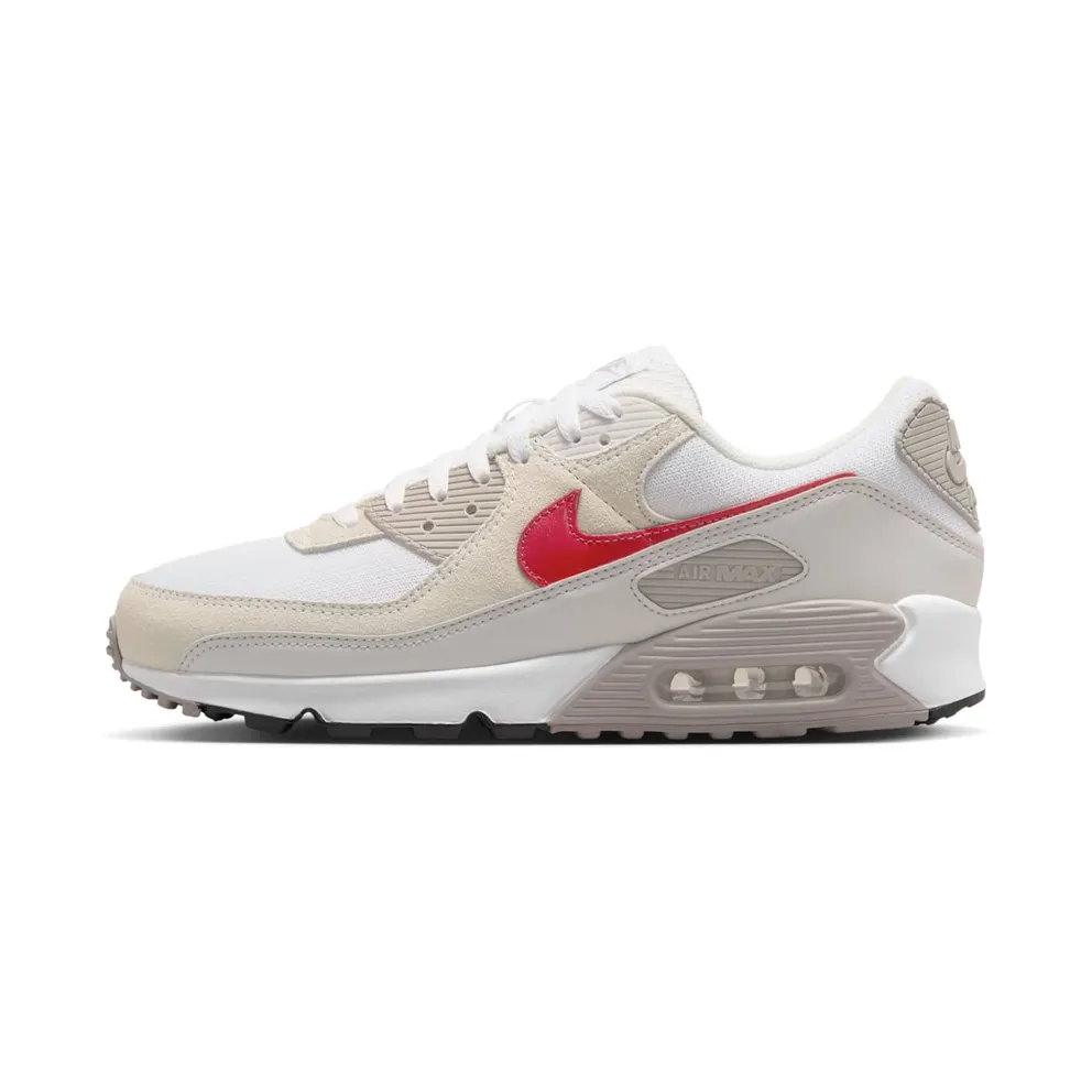 Nike Air Max 90 “White College Grey Vast Grey University Red” (DM0029-113)