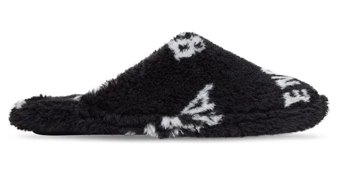Balenciaga Furry Closed AllOver Logo Black (699675W2B411090)