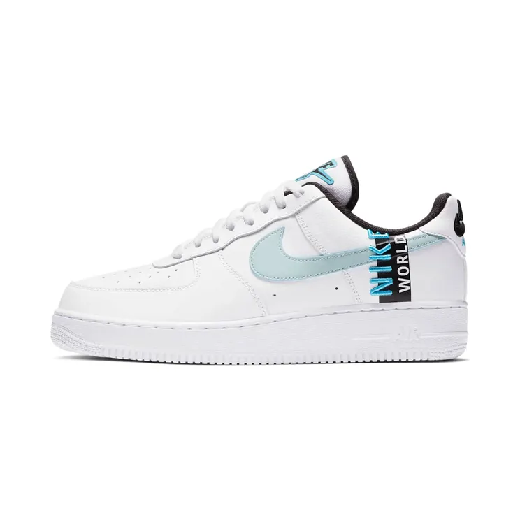 Nike Air Force 1 ’07 LV8 Worldwide Pack – “White / Black / Glacier Blue” (CK6924-100)