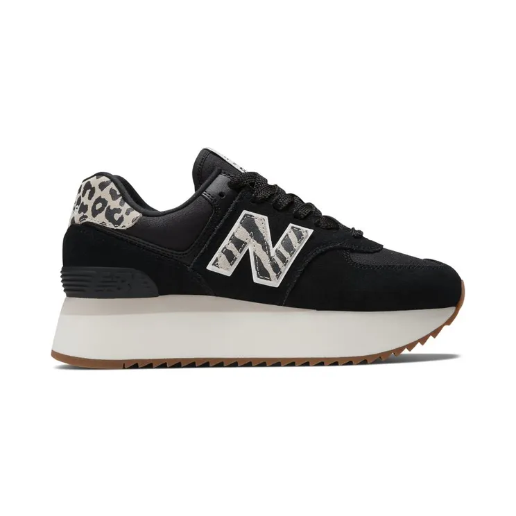 New Balance 574 Plus Black Animal Print (WL574ZDA)