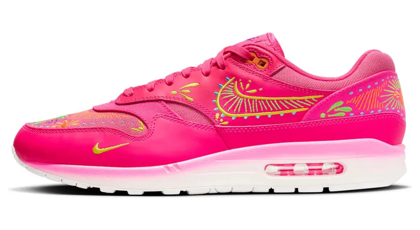 Nike Air Max 1 Premium Hyper Pink/Opti Yellow/Green Strike/Sail (FQ8172-645)