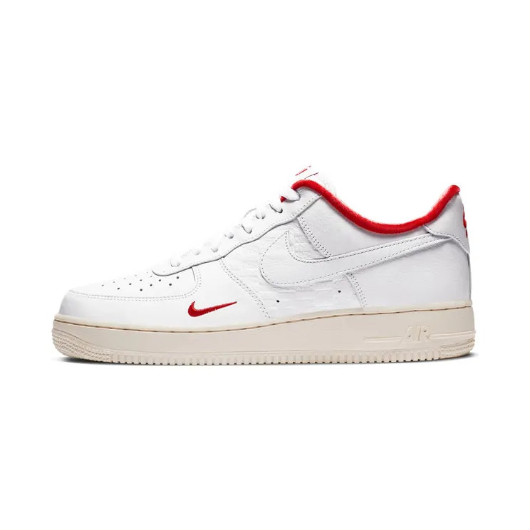 Nike Kith x Air Force 1 Low “White / University Red / Metallic Gold” (CZ7926-100)