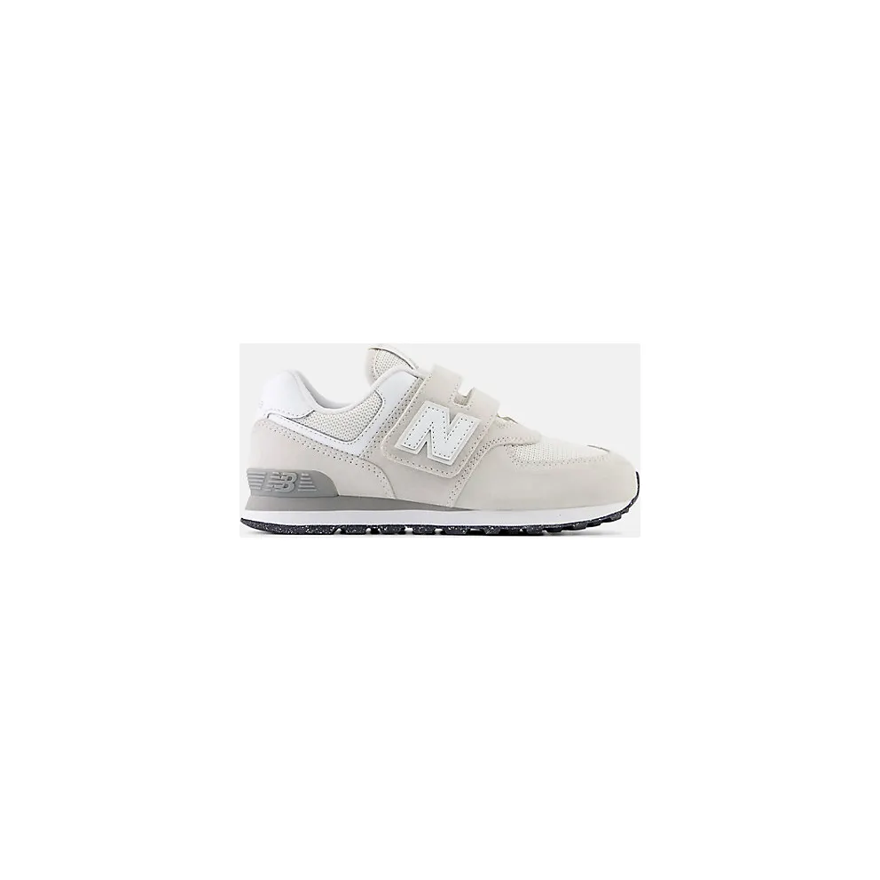 NEW BALANCE 574 HOOK & LOOP “NIMBUS CLOUD / WHITE” (PV574EVW)