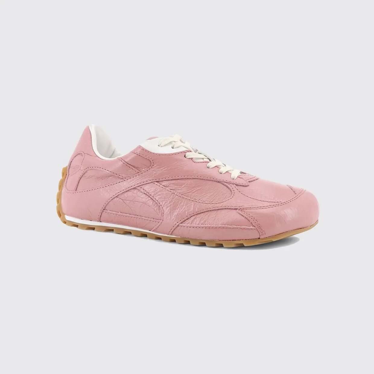 Bottega Veneta Orbit Flash Leather Sneakers Pink (867941V65C05052)