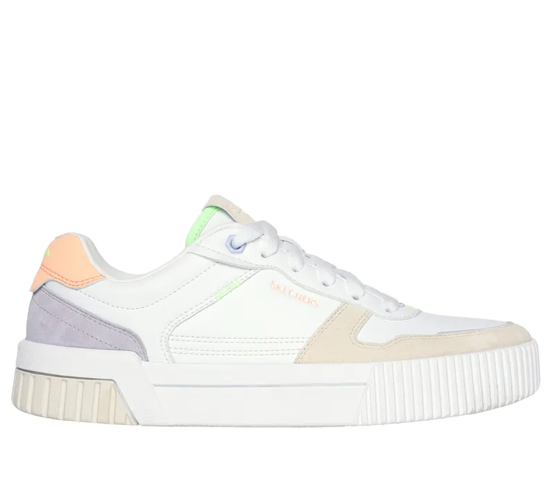 Skechers Jade – Stylish Type – White / Multi (185092 WMLT)