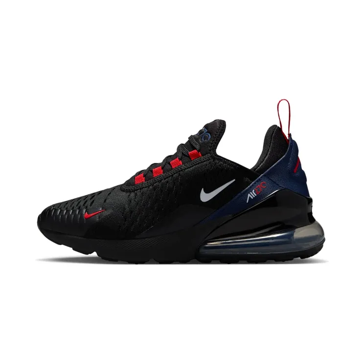 Nike Air Max 270 “Black / Midnight Navy / University Red / White” (HJ9565-001)