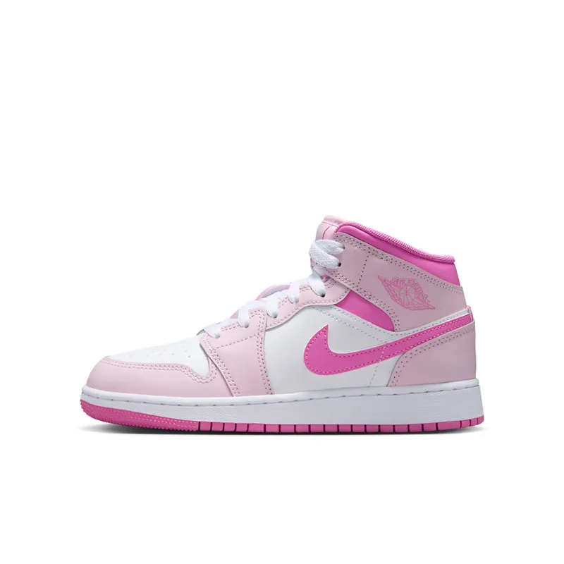 Nike Air Jordan 1 Mid “Pink Foam / China Rose / White” (DQ8423-601)