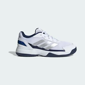 adidas Crazyquick Kids Padel “Cloud White / Silver Metallic / Dark Blue” (JQ9273)