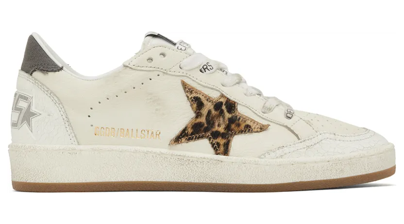 Golden Goose Off-White Ball Star Sneakers (GWF00117.F002504.10889)