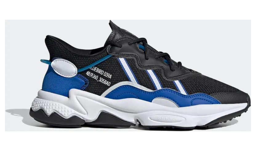 adidas OZWEEGO Schuh Core Black / Cloud White / Blue (FX0248)