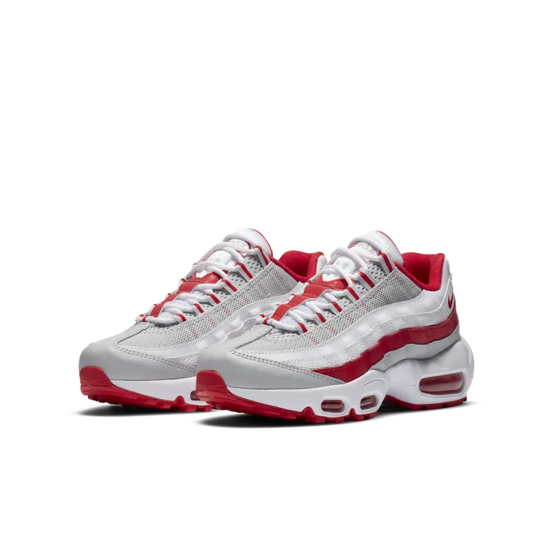 Nike Air Max 95 Recraft Grey Fog Hyper Red (GS) Grey Fog/White-Hyper Red (CJ3906-004)