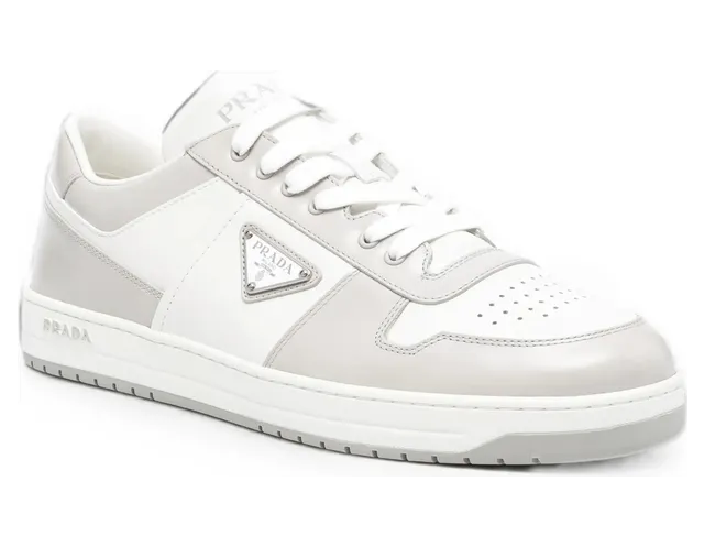 Prada Downtown Leather “White/Grey” (2EE364 F D003 3LKG F0W5V) (3)