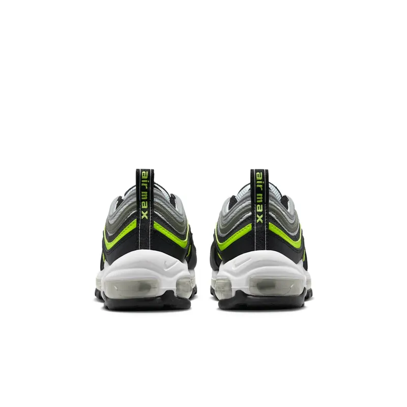 Grade School Nike AIR MAX 97 “BLACK NEON” (921522-030)