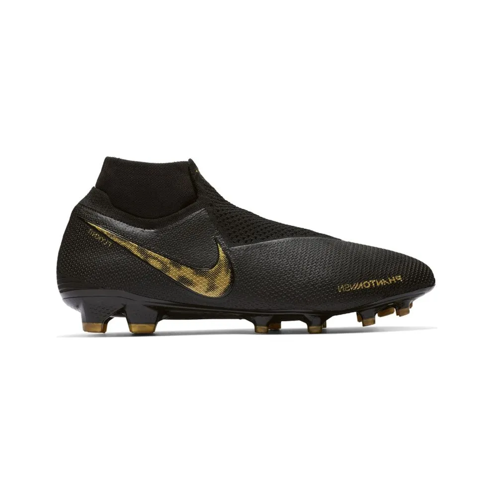 Nike Phantom Vision Elite DF FG Black Metallic Vivid Gold (AO3262-077)