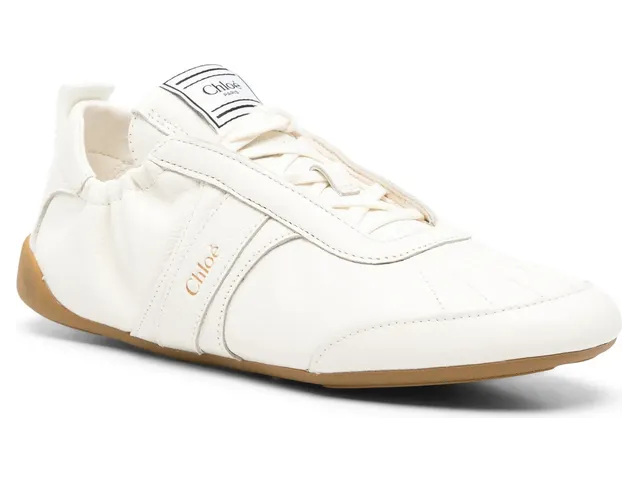Chloé Kick Logo-print Lace-up “Neutrals” (26A15RYJ 122) (3)