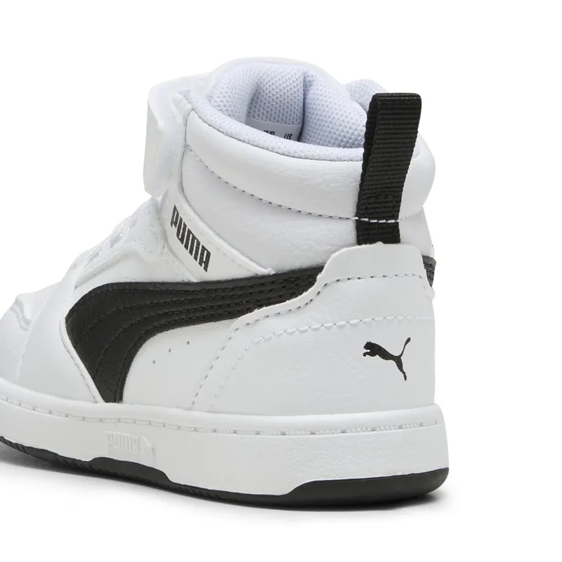 Puma Rebound V6 Mid “Puma White / Puma Black” (396542_02)