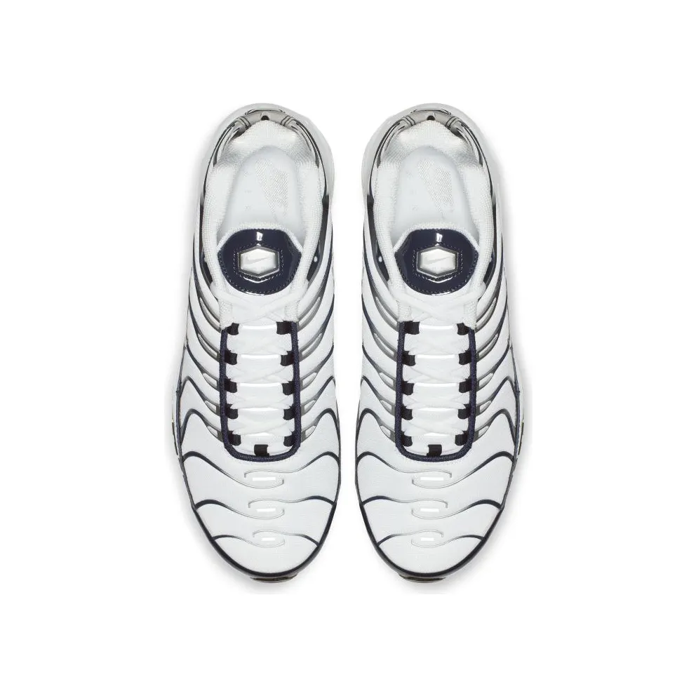 Nike Air Max 97 Plus White Navy White/Metallic Silver-Midnight Navy (AH8144-100)