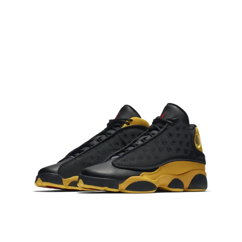 Jordan 13 Retro Carmelo Anthony Class Of 2002 (GS) Black/University Red-University Gold (884129-035)