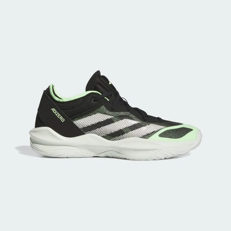 adidas Adizero Select 2.0 Low Core Black Cloud White Green Spark (IE7870)