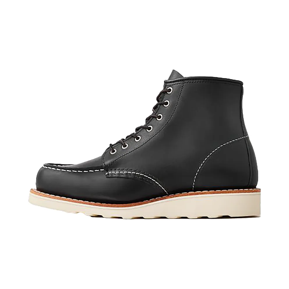 Red Wing Classic Moc 6 Inch Short Boot “Black Boundary” (3373)
