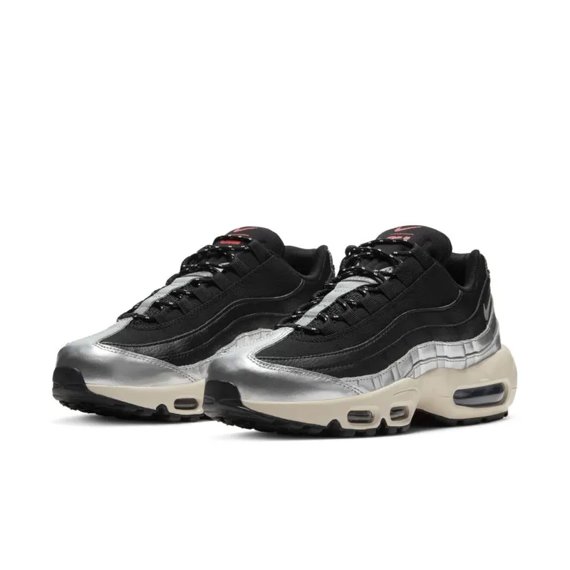 Nike Air Max 95 3M Pack Black/Black-Habanero Red-Metallic Silver (CT1935-001)