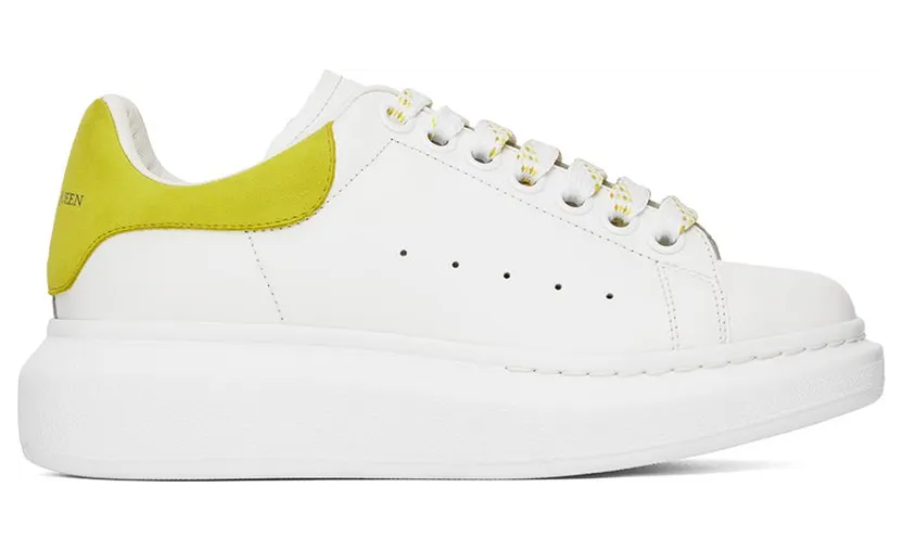 Alexander McQueen White & Green Oversized 8963 White/Lichen (718139WHGP7)