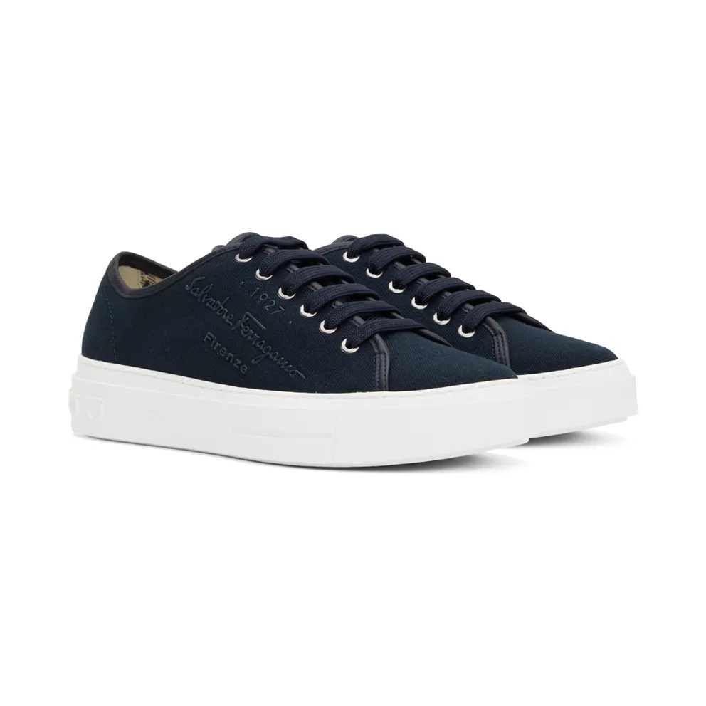 Salvatore Ferragamo Navy Recycled Cotton (751461 020709005)