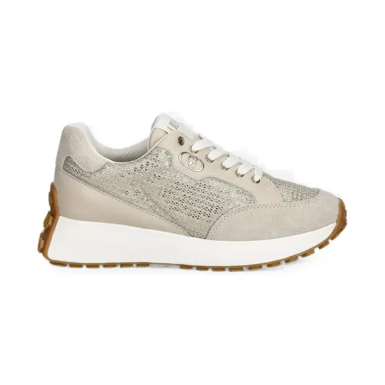 LIU JO Sneakers met suède afwerking – Beige (BA6041PX064)