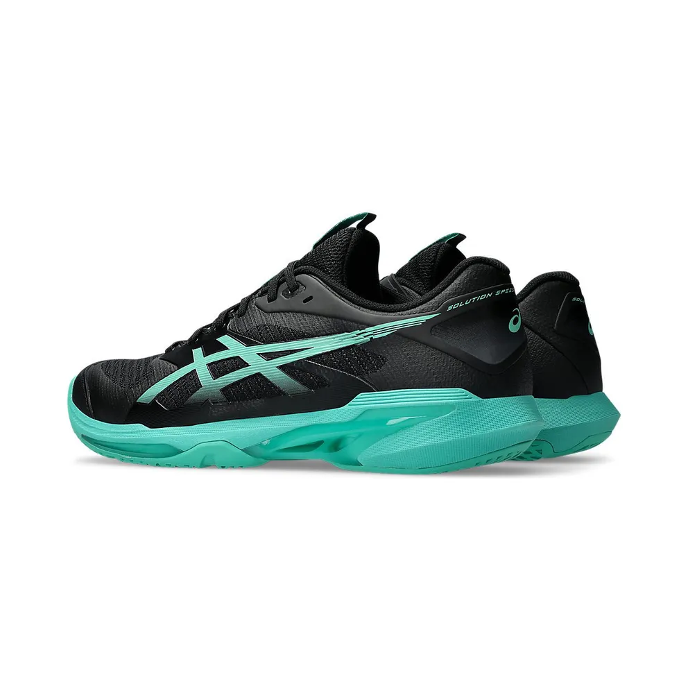 ASICS SOLUTION SPEED FF 4 “Black / Aurora Green” (1041A532-001)