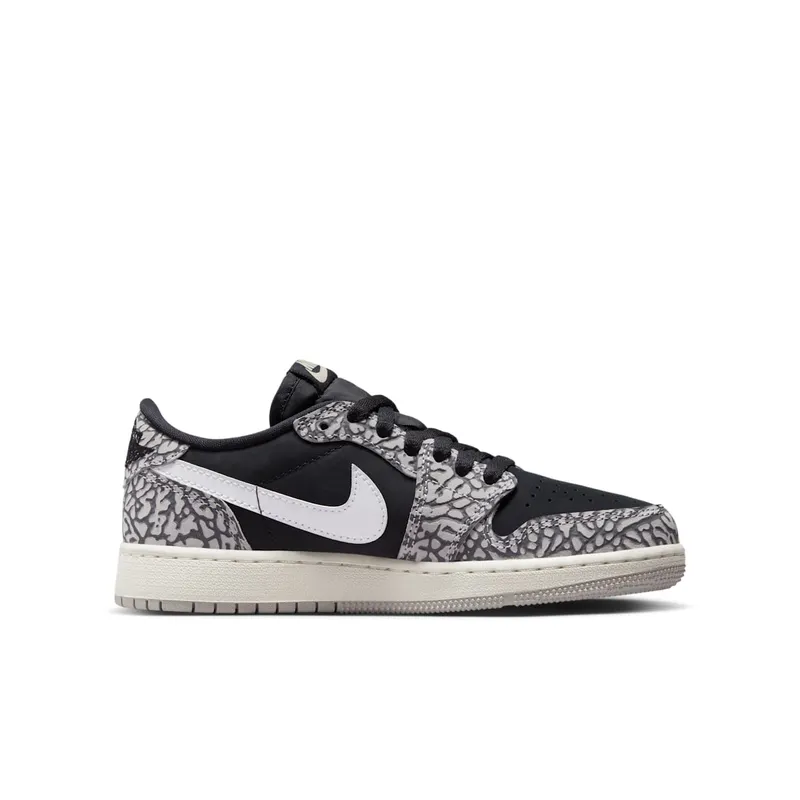 Air Jordan 1 Low GS “Elephant Print” (CZ0858-001)