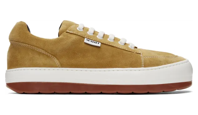 Sunnei Beige Suede Dreamy Sneakers (SUN011_DREAMY)