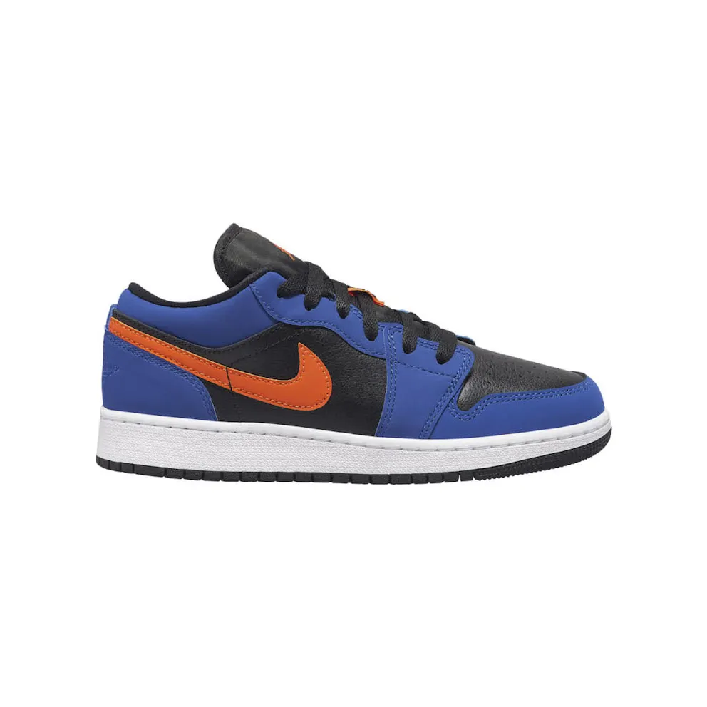 Air Jordan 1 Low Black Blue Orange (GS)