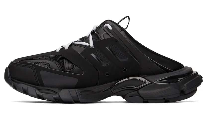 Balenciaga Black Track Mules (653814-W3DA3-1000) (3)