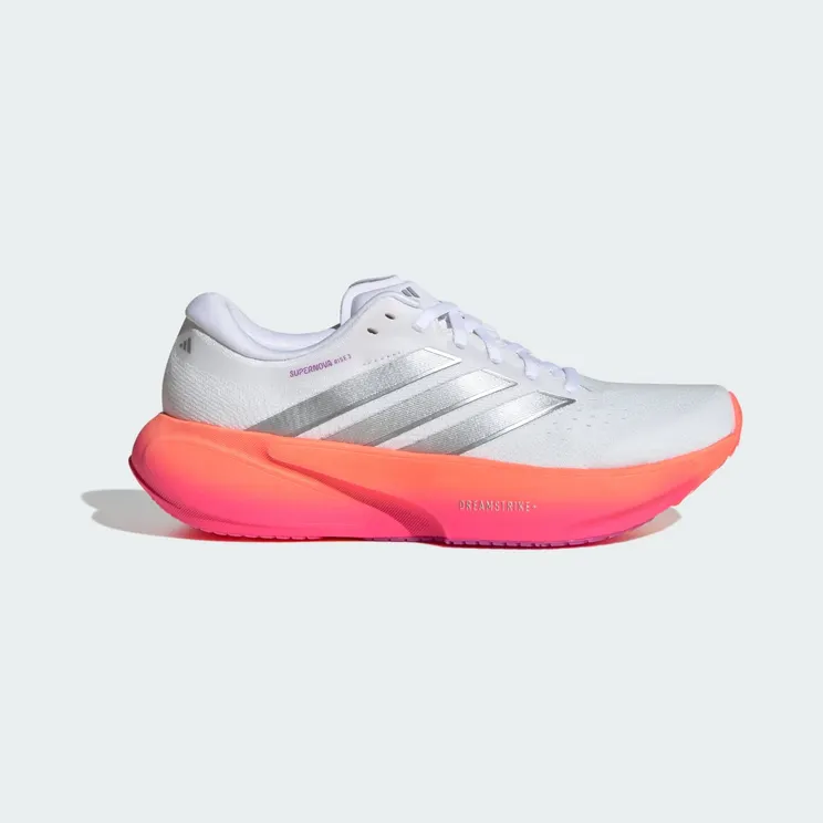Adidas Supernova Rise 3 Cloud White / Silver Metallic / Lucid Pink (JR7375)