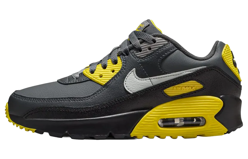 Nike Air Max 90 LTR GS “Lightning Smoke Grey Anthracite Light Silver” (CD6864-702)