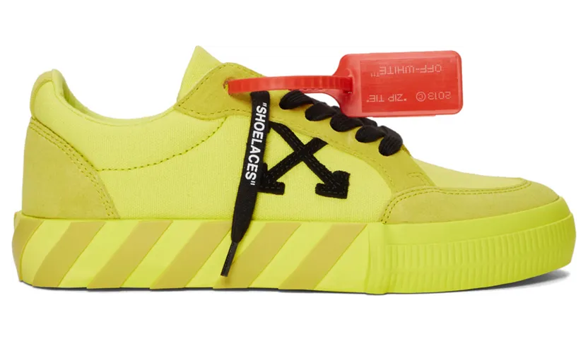 OFF-WHITE Vulc Low Yellow Canvas FW19