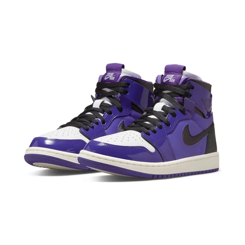 Air Jordan 1 Zoom CMFT Purple Patent – “Purple / White / Black” (CT0979-505)