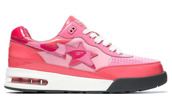 A Bathing Ape Bape Road Sta Patent Leather Pink (2022) (1I80191003)
