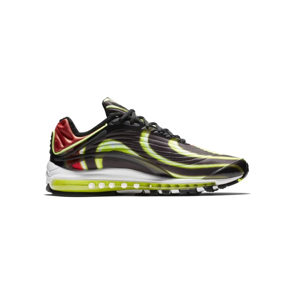 Nike Air Max Deluxe Black Volt Habanero Red Black/Volt-Habanero Red-White (AJ7831-003)
