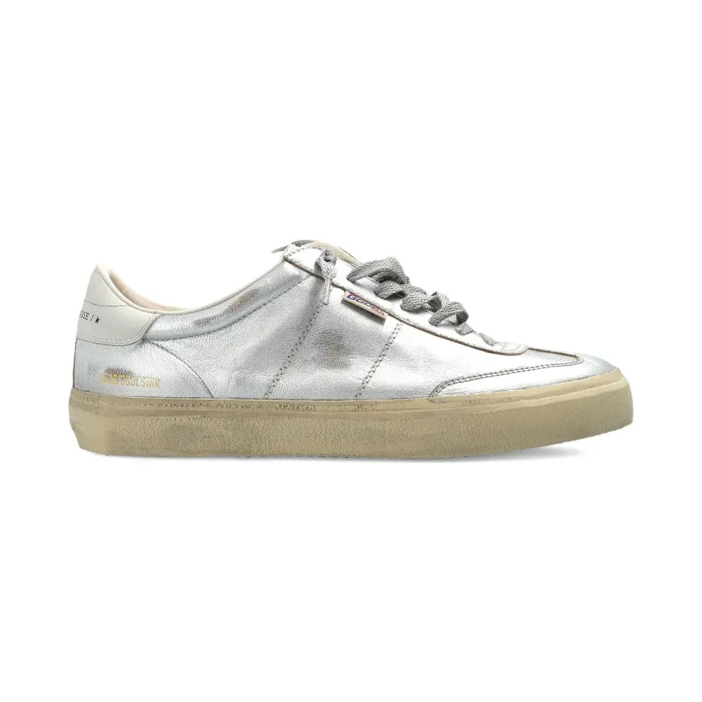 Golden Goose Soul Star suède sneakers – Zilver (GMF00464F008348)