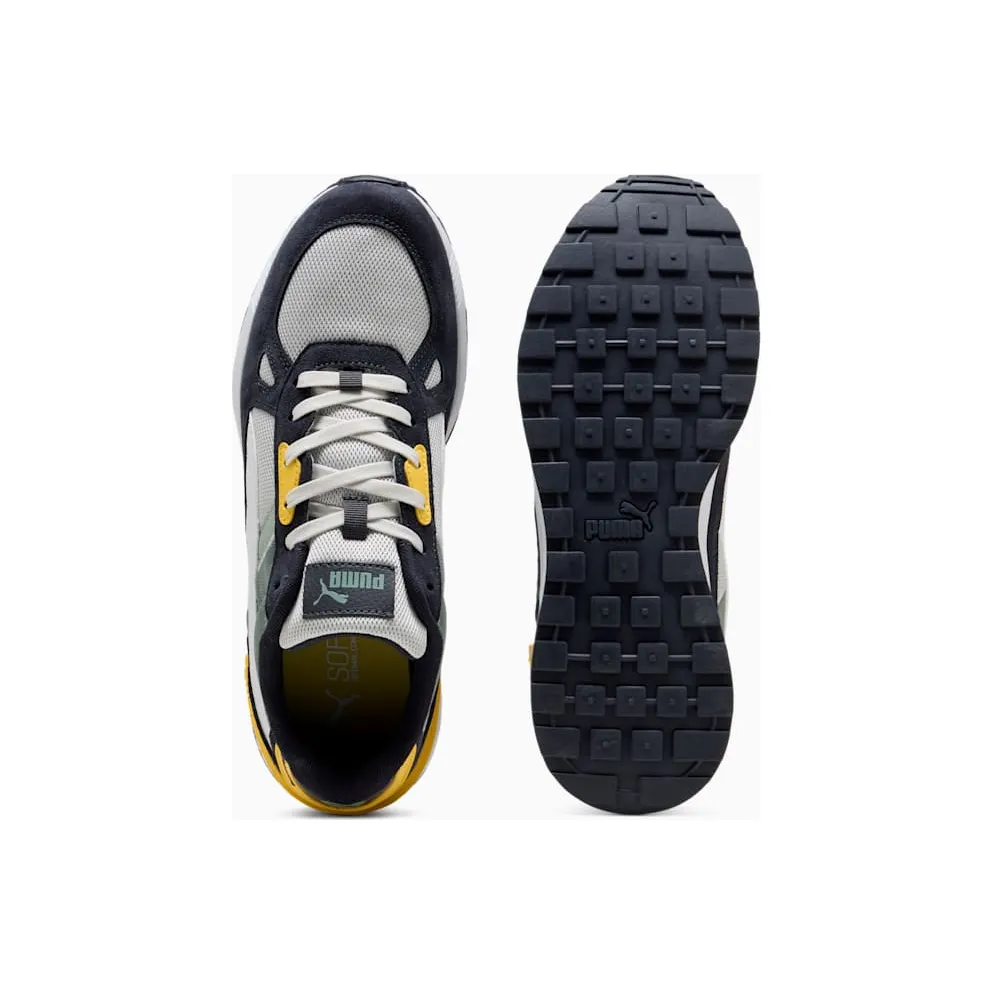 Puma Graviton Pro Feather Gray White New Navy Green Moon (380736-45)